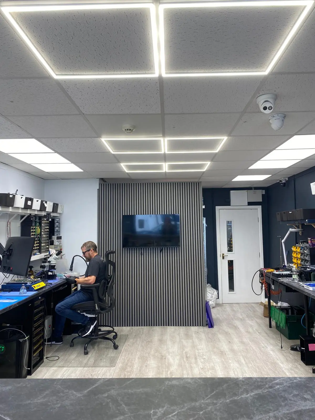 The Geeks Garage repair workshop in Widnes